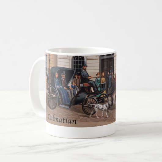 Dalmatiner-Tasse Kaffeetasse (Vorderseite Links)