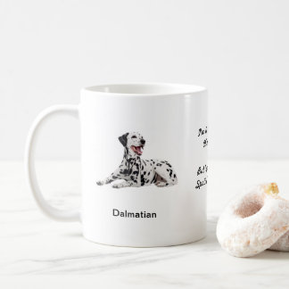 Dalmatiner-Tasse - mit zwei Bildern und einem Kaffeetasse