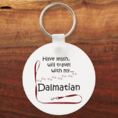Dalmatiner Travel Leash - Schlüsselanhänger (Vorderseite)