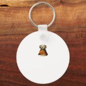 Dalmatiner Trick-oder Leckerei Halloween Hund mit  Schlüsselanhänger (Vorderseite)