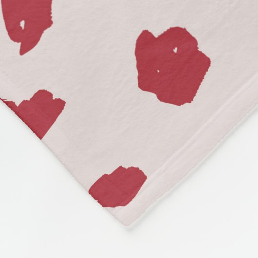 Dalmatiner Überzeugung Fleecedecke (Ecke)