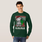 Dalmatiner Ugly Christmas Sweater T-Shirt (Vorne ganz)