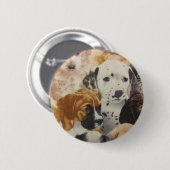 Dalmatiner- und Boxerpuppen Button (Vorne & Hinten)