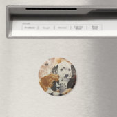 Dalmatiner- und Boxerpuppen Magnet (In Situ (Geschirrspüler))