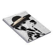 Dalmatiner und Brimmer Black Hat Notizblock (Rechte Seite)