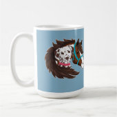 Dalmatiner- und Pferdefreunde Kaffeetasse (Links)