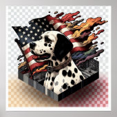 Dalmatiner Usa Poster (Vorne)