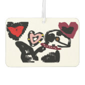 Dalmatiner valentine autolufterfrischer (Rückseite)