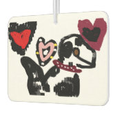 Dalmatiner valentine autolufterfrischer (Links)