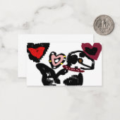 Dalmatiner valentine mitteilungskarte (Vorderseite/Rückseite Beispiel)