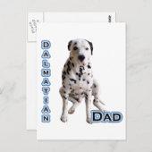 DALMATINER VATER 4 POSTKARTE (Vorne/Hinten)