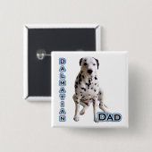 Dalmatiner Vater 4 - Schaltfläche Button (Vorne & Hinten)