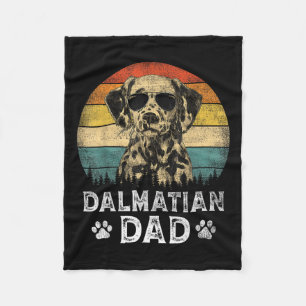 Dalmatiner Vater Hunde Liebhaber T-Shirt zum Vater Fleecedecke