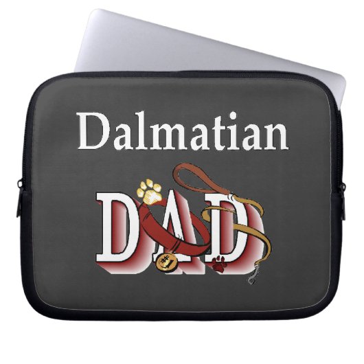 Dalmatiner Vater Laptopschutzhülle (Vorderseite)