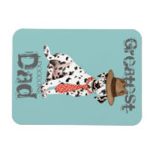 Dalmatiner Vater Magnet (Horizontal)