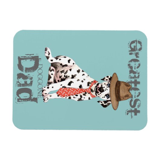 Dalmatiner Vater Magnet (Horizontal)