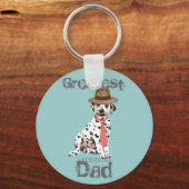 Dalmatiner Vater Schlüsselanhänger (Vorderseite)