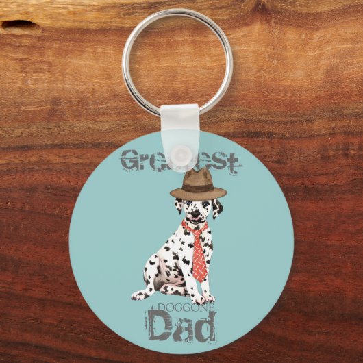 Dalmatiner Vater Schlüsselanhänger (Vorderseite)