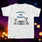 Dalmatiner von Kindern Geburtstag Welpe Party T-Shirt