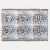 Dalmatiner Weihnachten Decke (Vorderseite)