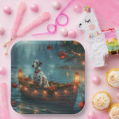 Dalmatiner Weihnachten Feierliche Reise Pappteller (Party)