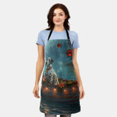 Dalmatiner Weihnachten Feierliche Reise Schürze (Getragen)