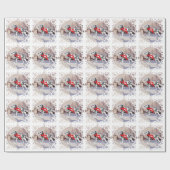 Dalmatiner Weihnachten Geschenkpapier (Flach)