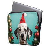 Dalmatiner Weihnachten Laptopschutzhülle (Vorderseite Links)