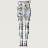 Dalmatiner Weihnachten Leggings (Vorderseite)