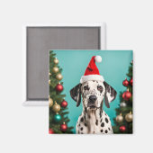 Dalmatiner Weihnachten Magnet (Vorderseite/Rückseite)