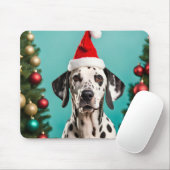 Dalmatiner Weihnachten Mousepad (Mit Mouse)