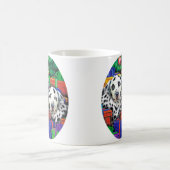 Dalmatiner Weihnachten Offene Geschenke Kaffeetasse (Mittel)