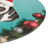 Dalmatiner Weihnachten Schneidebrett (Ecke)