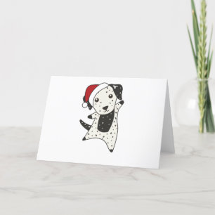 Dalmatiner Weihnachts Hund Wintertiere Hunde Feiertagskarte