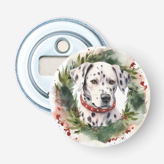 Dalmatiner Weihnachtsfest Flaschenöffner (Vorderseite)