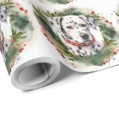 Dalmatiner Weihnachtsfest Geschenkpapier (Rolleneckpunkt)