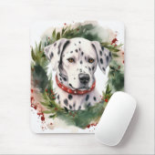 Dalmatiner Weihnachtsfest Mousepad (Mit Mouse)