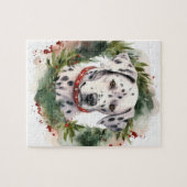 Dalmatiner Weihnachtsfest Puzzle (Horizontal)