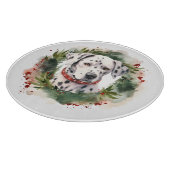 Dalmatiner Weihnachtsfest Schneidebrett (Ecke)