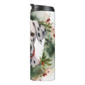 Dalmatiner Weihnachtsfest Thermosbecher (Nach rechts gedreht)