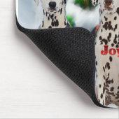 Dalmatiner Weihnachtsgeschenke Mousepad (Ecke)