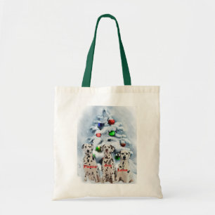 Dalmatiner Weihnachtsgeschenke Tragetasche