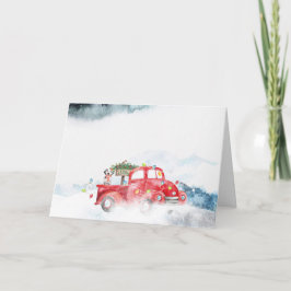 Dalmatiner Weihnachtskarte Karte