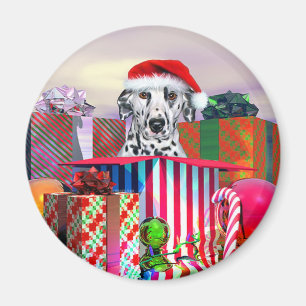 Dalmatiner Weihnachtsüberraschung Magnet