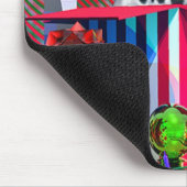 Dalmatiner Weihnachtsüberraschung Mousepad (Ecke)