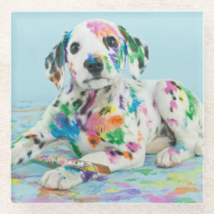Dalmatiner-Welpe Glasuntersetzer