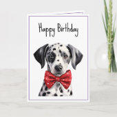 Dalmatiner Welpe Hund Geburtstag Karte (Vorderseite)