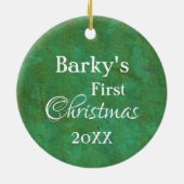 Dalmatiner Welpe Keramik Ornament (Hinten)