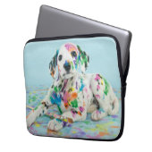 Dalmatiner-Welpe Laptopschutzhülle (Vorderseite Links)