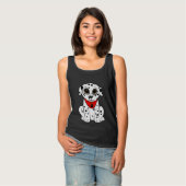 Dalmatiner Welpe mit Herz-Nose T-Shirt (Vorderseite Vollansicht)